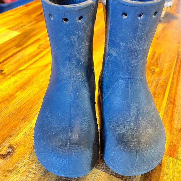CROCS Kids' Charcoal Rain Boots - Picture 4 of 5